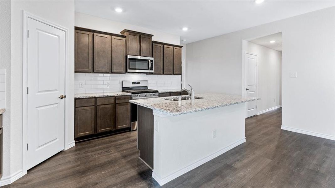 Furnished interior view inside a new home in Bel Air Village, Sherman (Image 5).