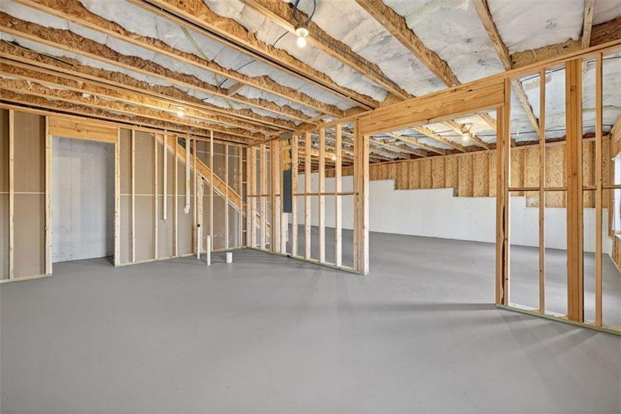 In-progress construction of a new home in Garrett Preserve, Douglasville, GA (Image 40).