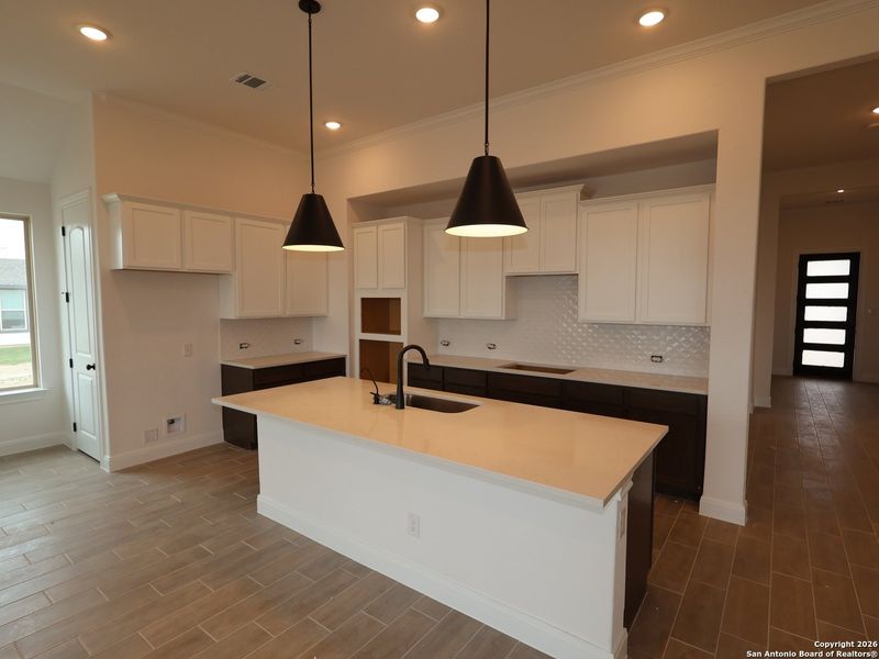 Furnished interior view inside a new home in Preserve at Annabelle Ranch, San Antonio (Image 4).