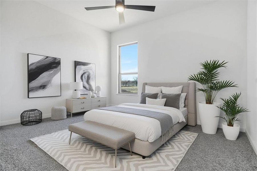 Furnished interior view inside a new home in , Godley (Image 11).