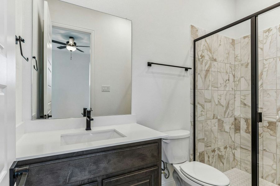 Representative furnished interior of a home built from the Hancock by Kindred Homes in Oak Creek Ranch, Waxahachie (Image 13).
