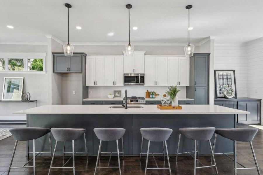 Furnished interior view inside a new home in , Atlanta (Image 28). Furnished interior view inside a new home in , Atlanta (Image 28).