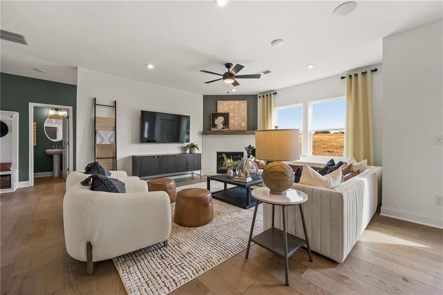 Furnished interior view inside a new home in Berkeley Mill, Cumming (Image 18).