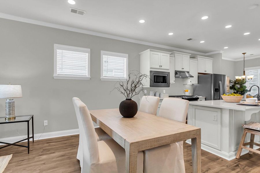 Furnished interior view inside a new home in , Summerville (Image 8).