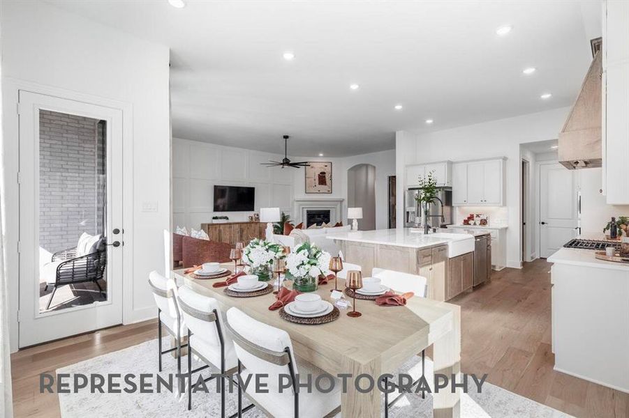 Furnished interior view inside a new home in Sonoma Verde, McLendon-Chisholm (Image 9).