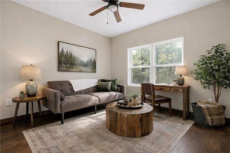 Furnished interior view inside a new home in , Ellijay (Image 11).