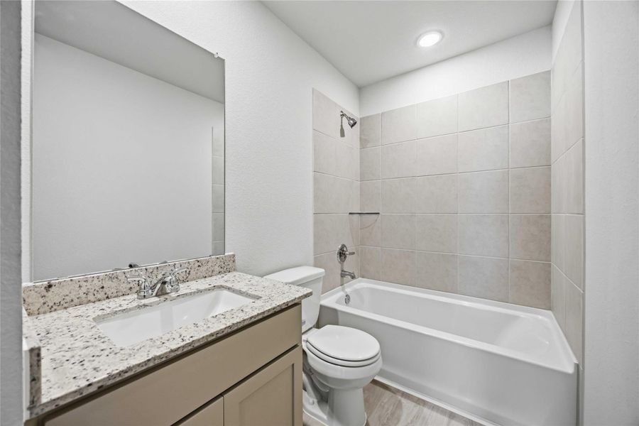 Furnished interior view inside a new home in Bluebonnet Village, Bellville (Image 16).