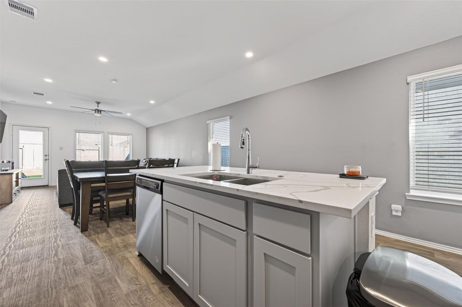 Furnished interior view inside a new home in , Spring (Image 10). Furnished interior view inside a new home in , Spring (Image 10).