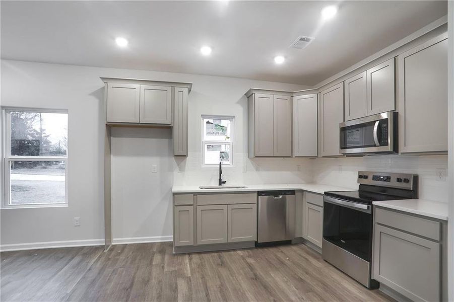 Furnished interior view inside a new home in , Atlanta (Image 7).