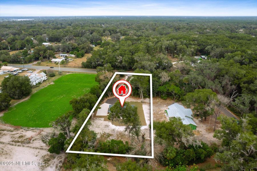 Front exterior of a new home in , San Mateo, FL, highlighting curb appeal (Image 36). Front exterior of a new home in , San Mateo, FL, highlighting curb appeal (Image 36).