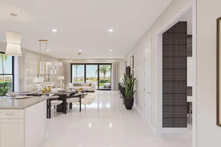 Representative furnished interior of a home built from the Lucia by GL Homes in Valencia Parc at Riverland, Port St. Lucie (Image 8).