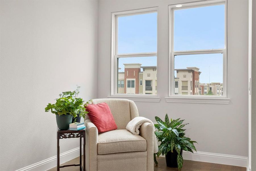 Furnished interior view inside a new home in Gatherings® at Twin Creeks, Allen (Image 9).