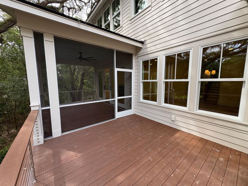 Exterior details and patio area of a home in , Seabrook Island (Image 3).