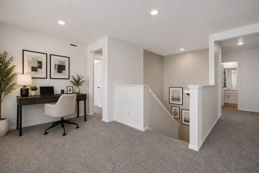 Furnished interior view inside a new home in Lake Bluff, Greeley (Image 8).