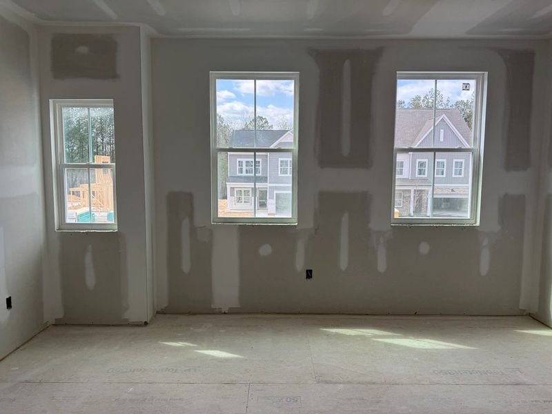 In-progress construction of a new home in The Point, Rolesville, NC (Image 15).