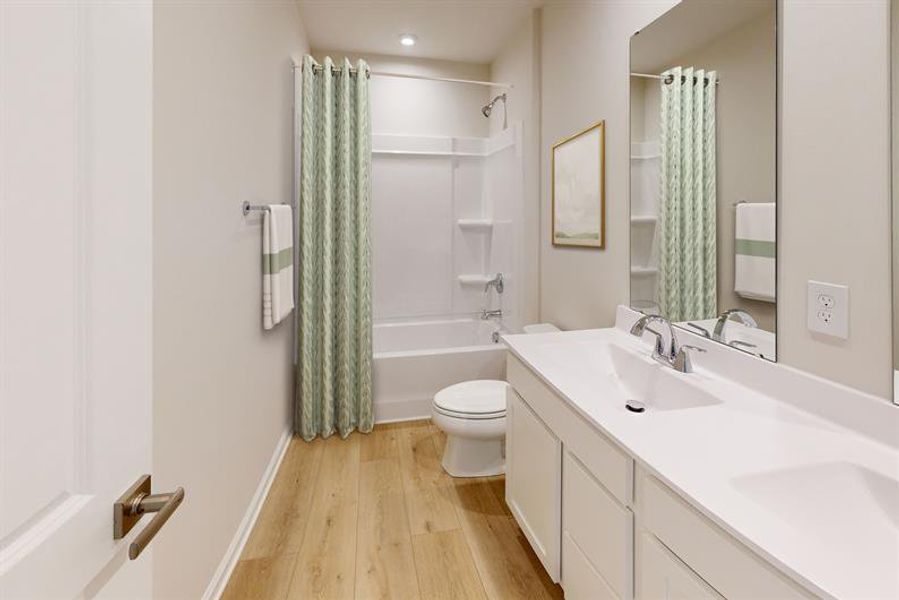 Furnished interior view inside a new home in Sterling Oaks, Ash (Image 8).