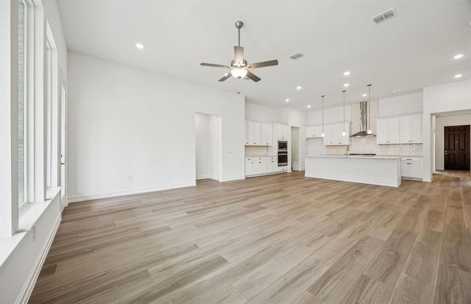 *Floorplan representation, not actual home - Open concept throughout main living areas