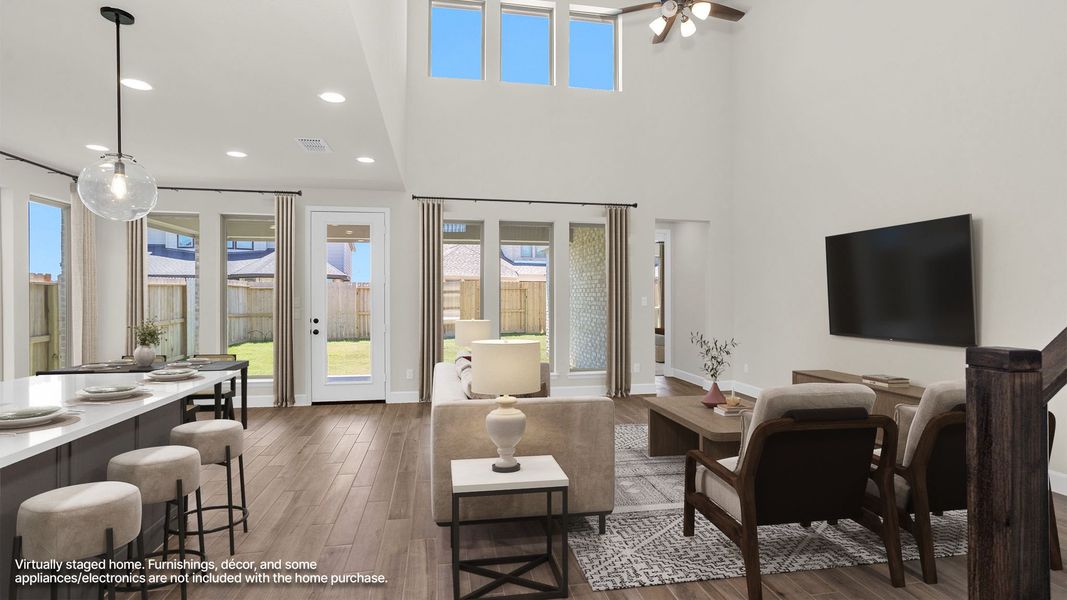Furnished interior view inside a new home in Jordan Ranch, Fulshear (Image 4).
