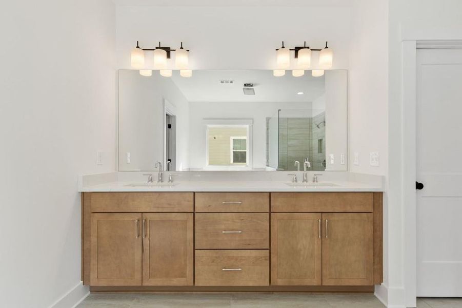 Furnished interior view inside a new home in Hillshire, Cumming (Image 15).