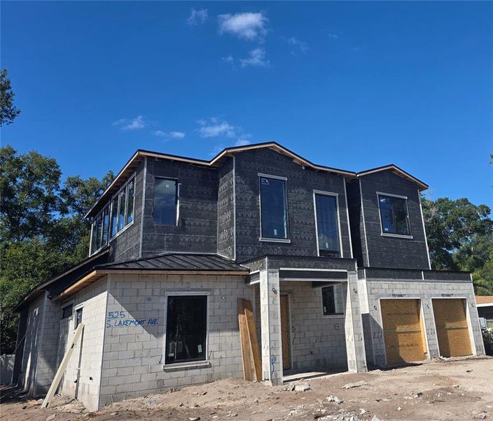In-progress construction of a new home in , Winter Park, FL (Image 54).