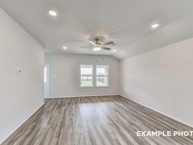 Representative unfurnished interior of a home built from the The Laguna A with 3-Car Garage by Davidson Homes LLC in River Ranch Meadows, Dayton (Image 17). Representative unfurnished interior of a home built from the The Laguna A with 3-Car Garage by Davidson Homes LLC in River Ranch Meadows, Dayton (Image 17).