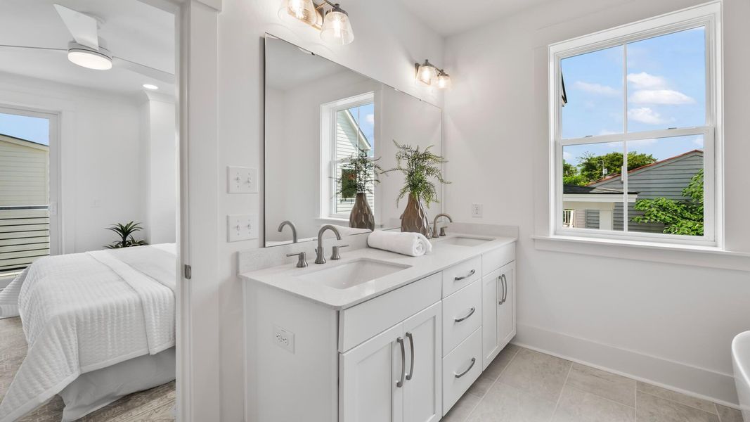 Furnished interior view inside a new home in Grants Court, Charleston (Image 10).