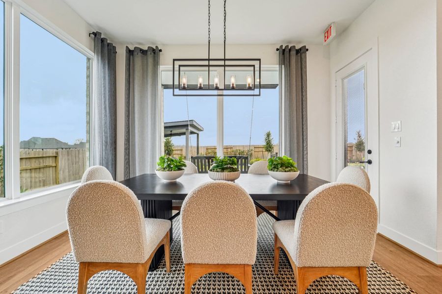 Furnished interior view inside a new home in Briarley, Montgomery (Image 70).