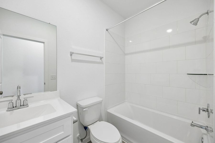 Furnished interior view inside a new home in Mavera, Conroe (Image 5).