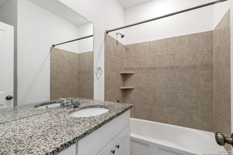 Furnished interior view inside a new home in Hidden Trails: Coastline Collection, Bulverde (Image 10).