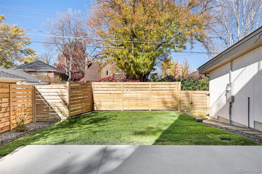 Exterior details and patio area of a home in , Denver (Image 4).