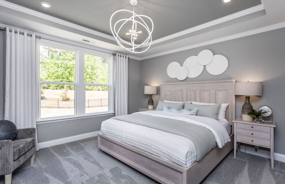 Furnished interior view inside a new home in Kinsdale, Lancaster (Image 13).