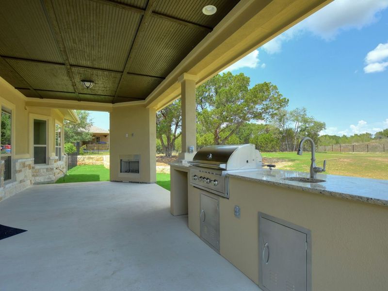 Representative exterior details of a home built from the Madera II by Giddens Homes in Scofield Farms Estates, Georgetown (Image 92).