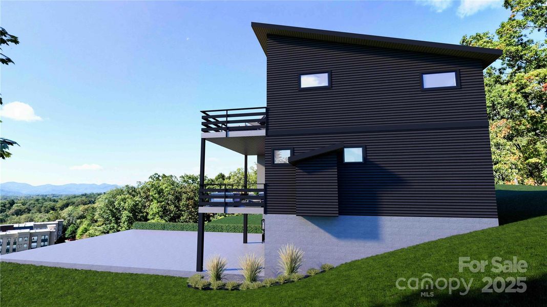 Side exterior rendering