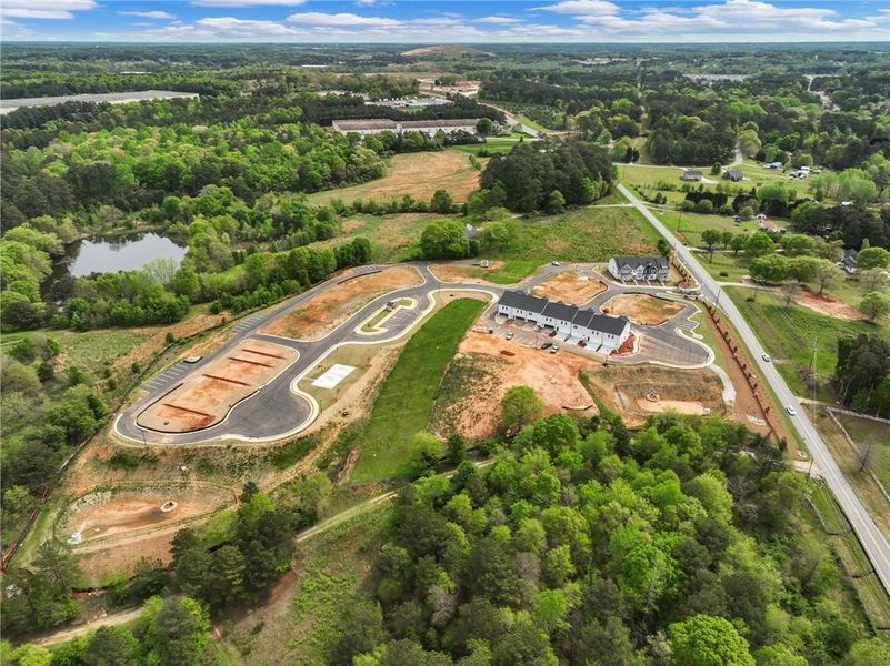 Site preparation for new homesites in Apalachee Overlook, Winder (Image 52).