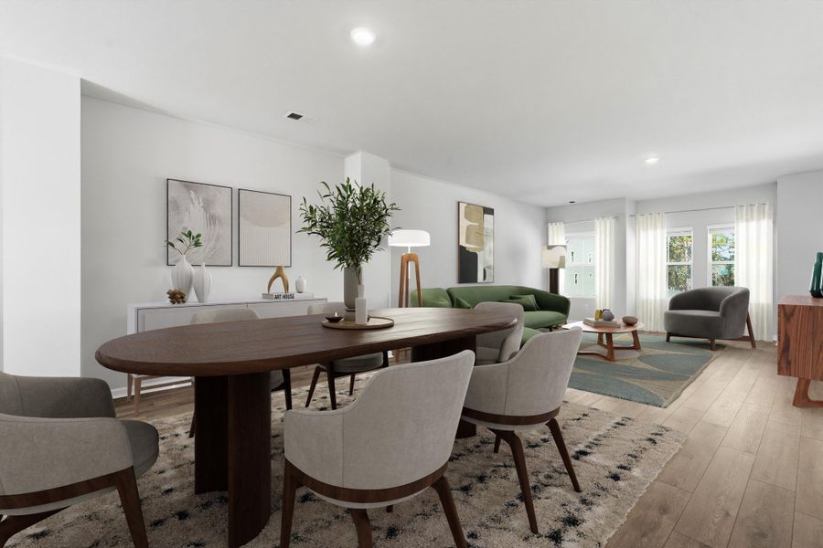 Representative furnished interior of a home built from the Tigerlily - Genesis Value Collection by Mungo Homes in Edwards Station, Taylors (Image 4).