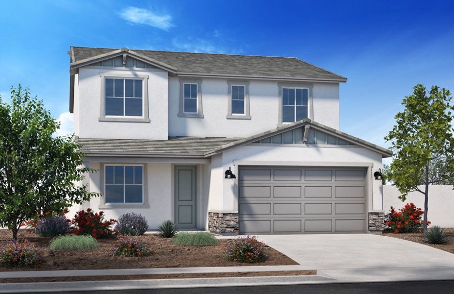 Representative exterior photo of a completed home built from the 2609 by Homes by Towne in Laveen Vistas III, Laveen, AZ (Image 5). Representative exterior photo of a completed home built from the 2609 by Homes by Towne in Laveen Vistas III, Laveen, AZ (Image 5).