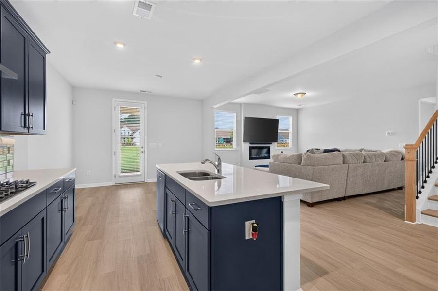 Furnished interior view inside a new home in , Hoschton (Image 17). Furnished interior view inside a new home in , Hoschton (Image 17).