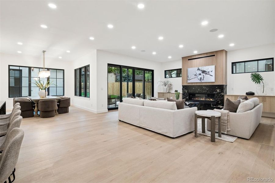 Back pantry with beautiful built-ins