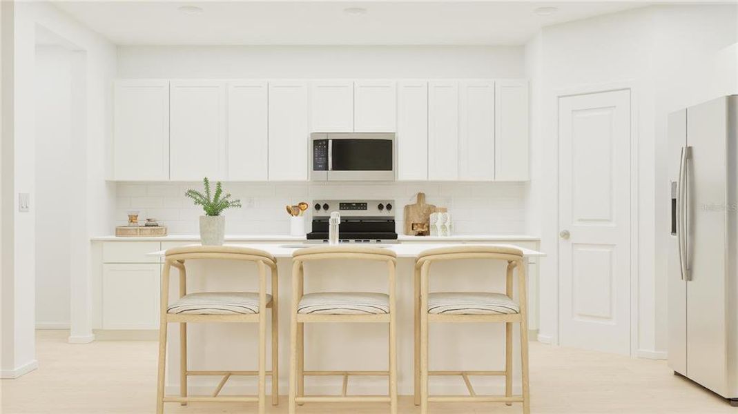Furnished interior view inside a new home in , St. Cloud (Image 4).