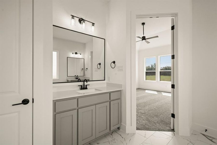 Furnished interior view inside a new home in Highland Oaks, Boyd (Image 16).