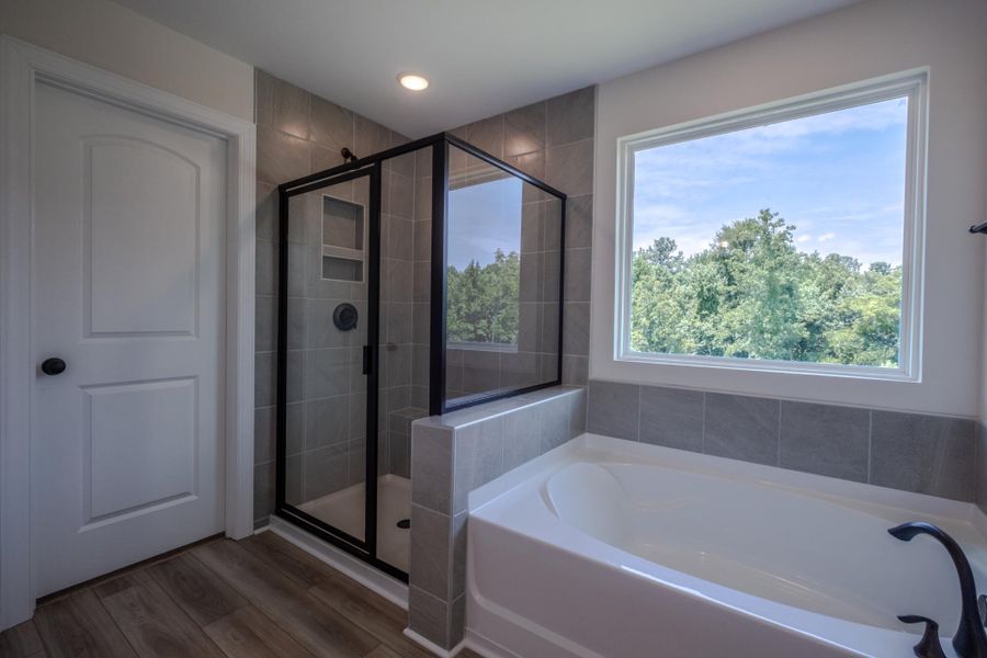 Furnished interior view inside a new home in Cottages at Piper Village, Trinity (Image 12). Furnished interior view inside a new home in Cottages at Piper Village, Trinity (Image 12).