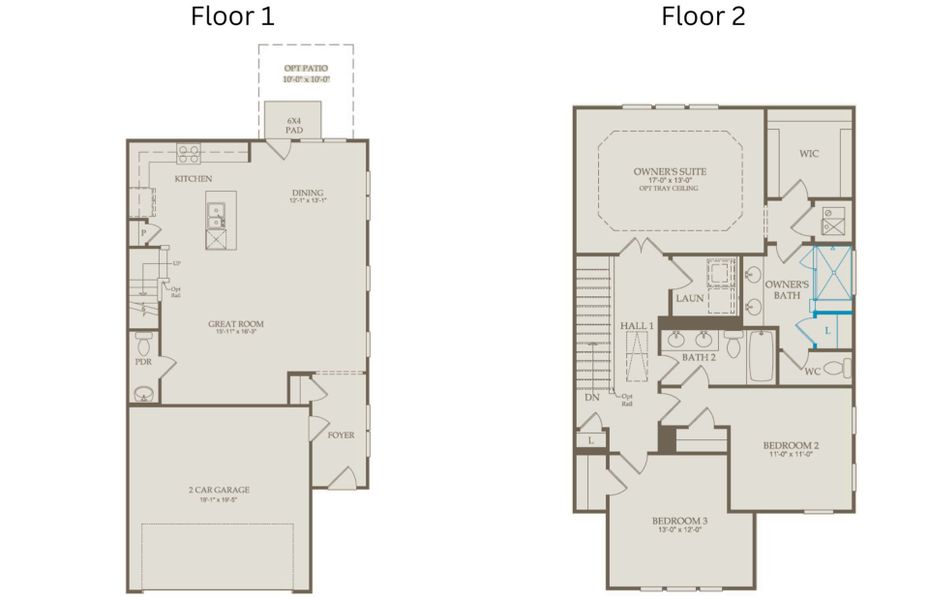 2D floor plan layout of this home in Solana, Durham, NC (Image 4). 2D floor plan layout of this home in Solana, Durham, NC (Image 4).