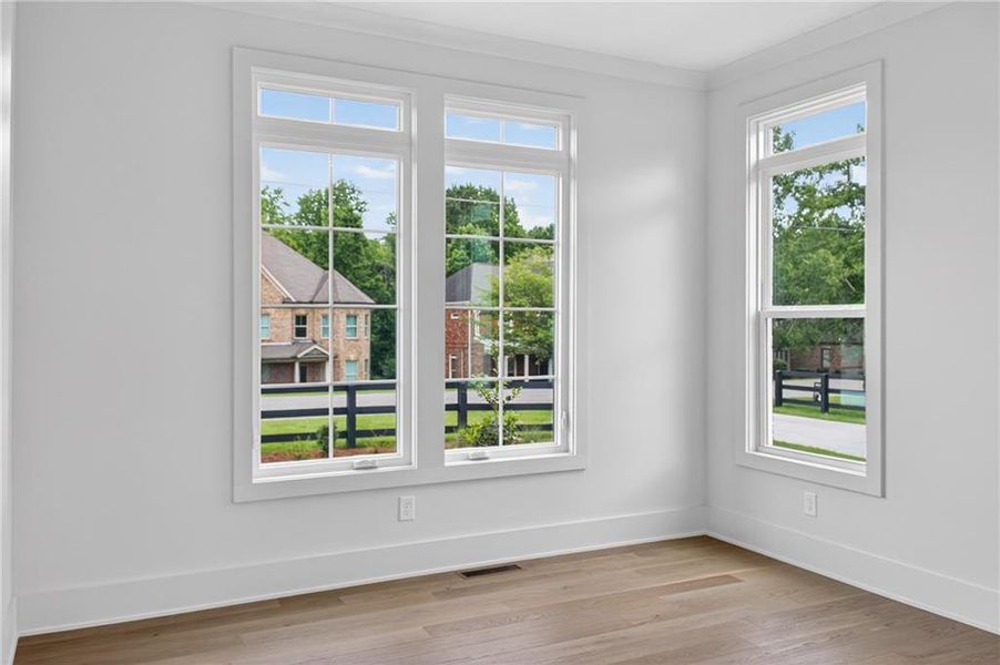Spacious, unfurnished interior of a new home in , Buford (Image 50).