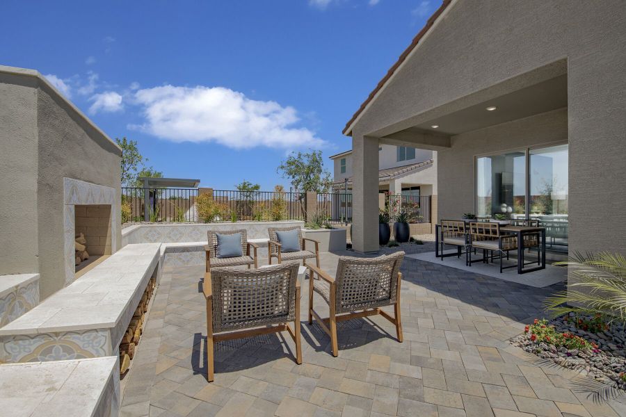 Representative exterior details of a home built from the Cobalt by Mattamy Homes in Landmarke, Queen Creek (Image 4).