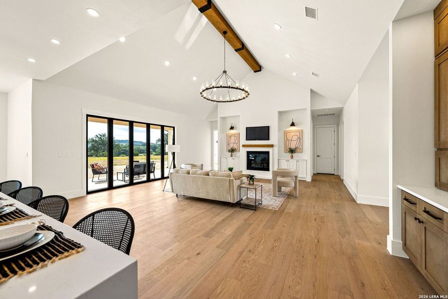 Furnished interior view inside a new home in , Bandera (Image 11). Furnished interior view inside a new home in , Bandera (Image 11).