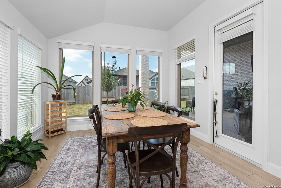 Furnished interior view inside a new home in Meadows of Mill Creek, Seguin (Image 9).