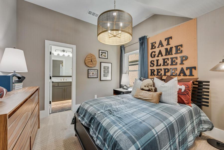 Representative furnished interior of a home built from the Grand Prestige by Grand Homes in Grand Oaks, Celina (Image 19).