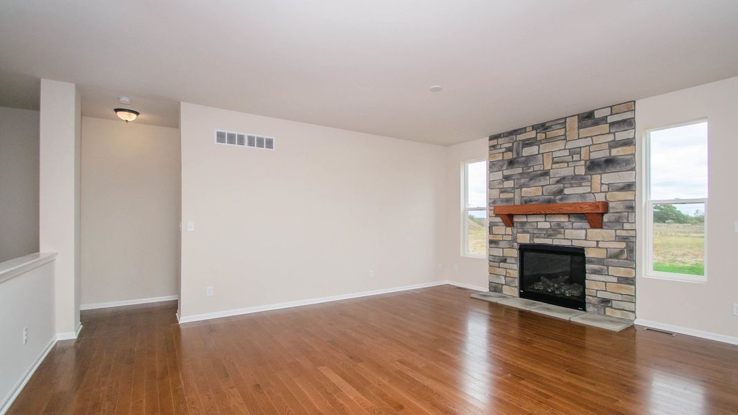 Representative unfurnished interior of a home built from the The Abington by Norfolk Homes in Valleys, Jackson (Image 68).