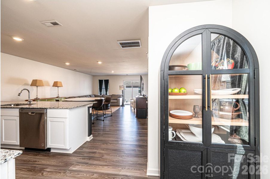 Furnished interior view inside a new home in , Newton (Image 9).