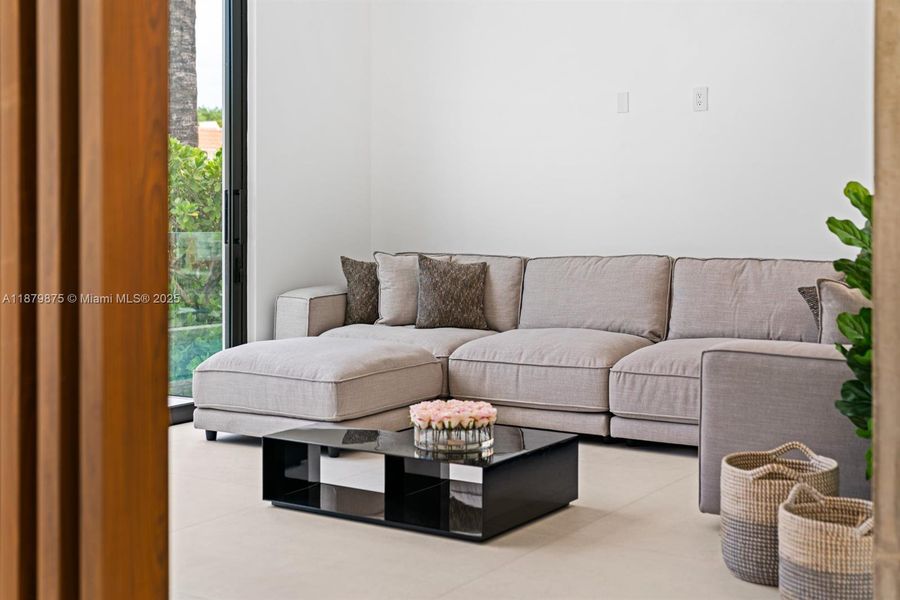 Furnished interior view inside a new home in , Miami Shores (Image 38).